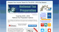 Desktop Screenshot of nationaltaxpreparation.com